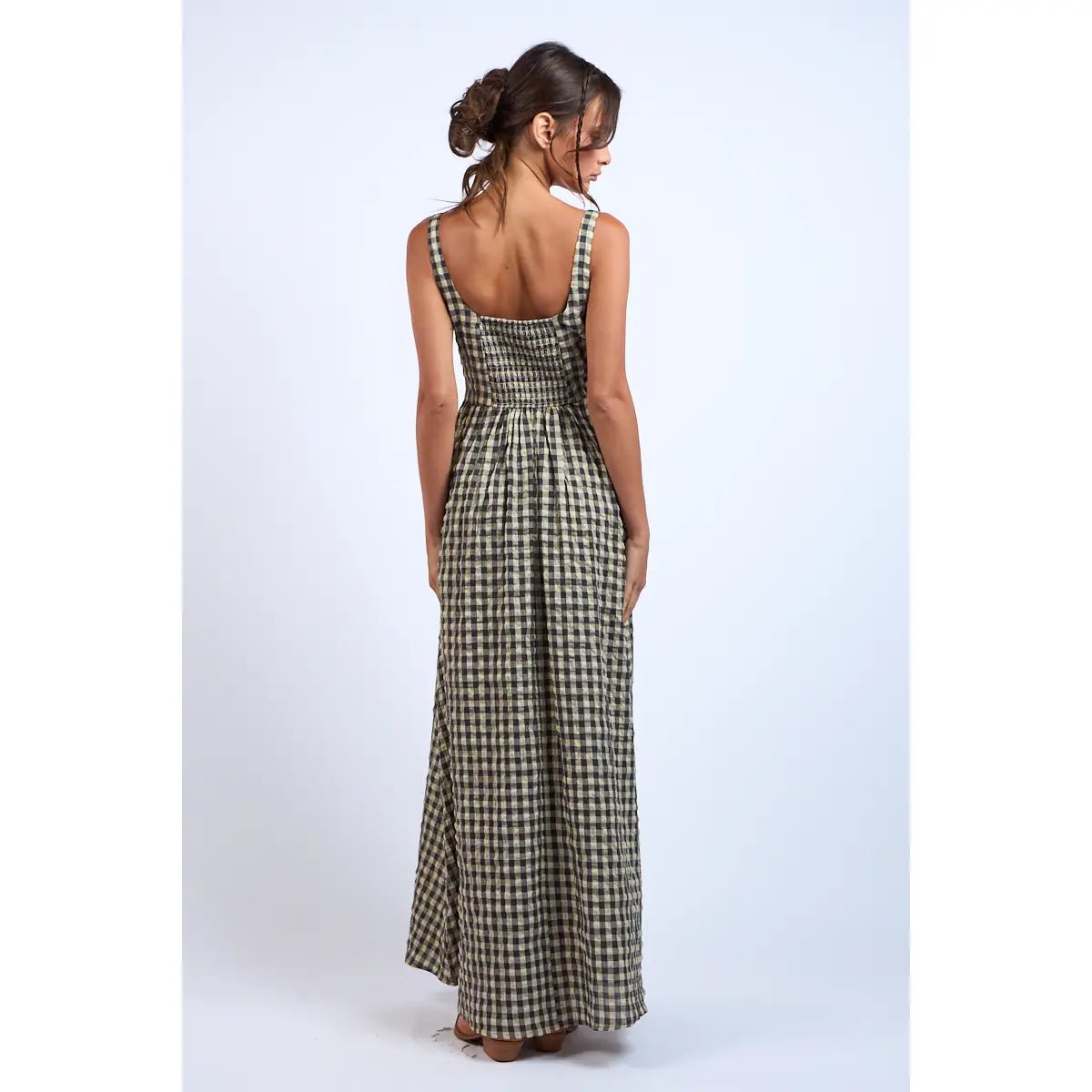Gingham Maxi